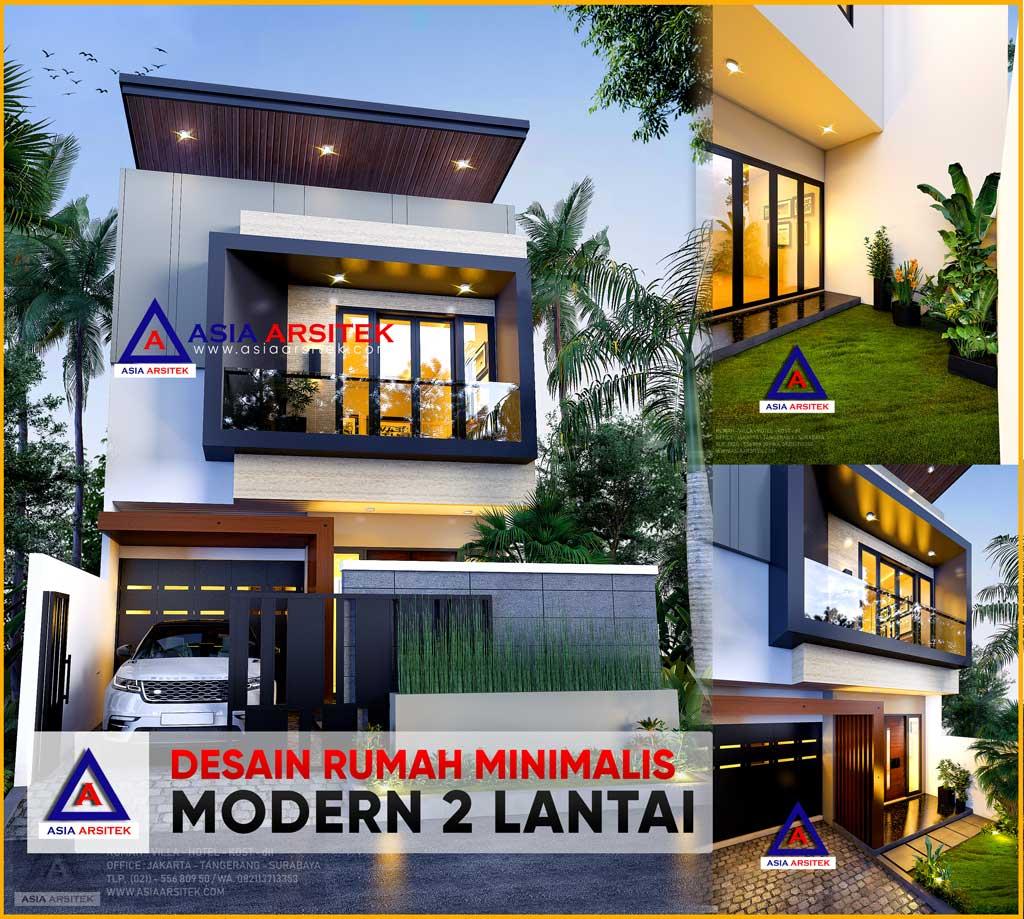 Contoh Rumah Minimalis Modern 2 Lantai - Gambar Design Rumah