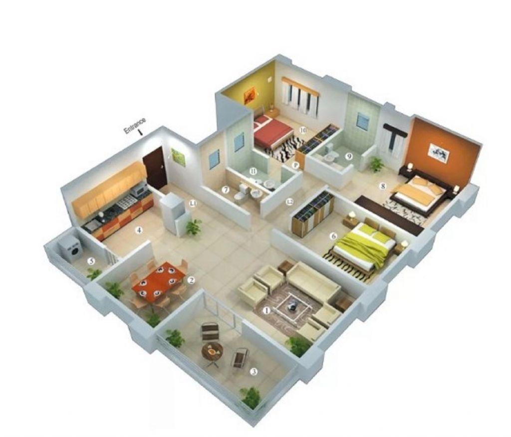 Denah Rumah Minimalis 8 X 15 - Gambar Design Rumah
