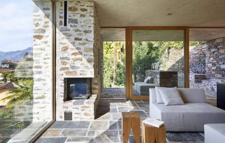 Rumah Minimalis Dengan Hiasan Batu Alam