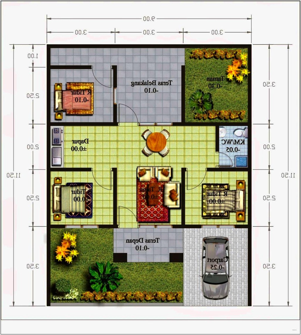 Contoh Gambar Sketsa Rumah Minimalis - Gambar Design Rumah