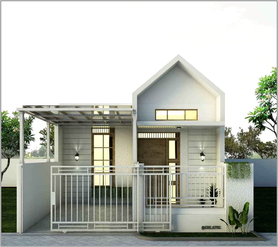 Model Rumah Minimalis Warna Putih - Gambar Design Rumah