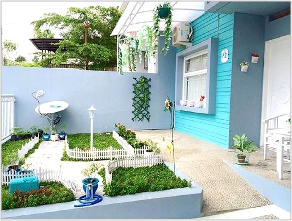 Rumah Minimalis Berwarna Biru - Gambar Design Rumah